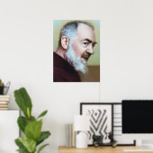 ST-PADRE PIO VAN PIETRELCINA POSTER (Thuiskantoor)