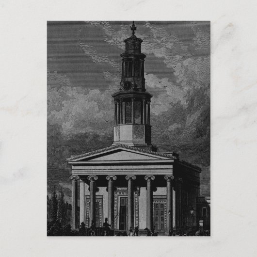 St. Pancrass Church, West Front Briefkaart (Voorkant)