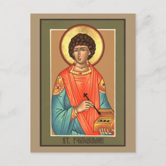 St. Panteleimon Prayer Card Briefkaart