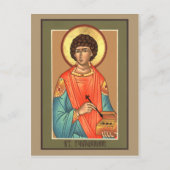 St. Panteleimon Prayer Kaart (Voorkant)