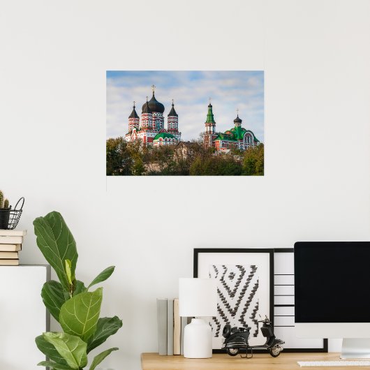 St. Panteleimon's kathedraal, Kiev Poster (Thuiskantoor)