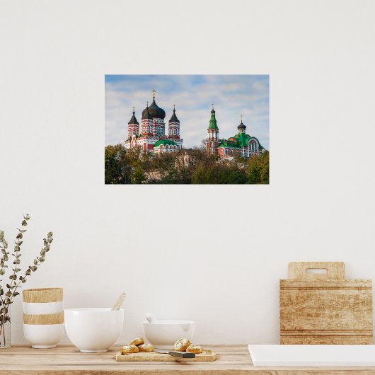 St. Panteleimon's kathedraal, Kiev Poster (Keuken)