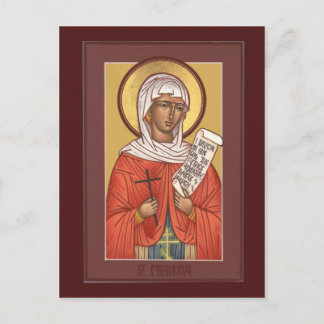 St. Paraskeva Prayer Card Briefkaart
