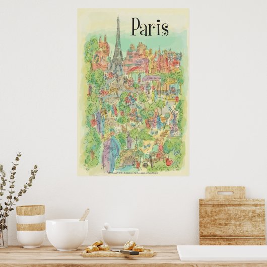 st-paris-poster poster (Keuken)