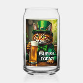 St. Pat Cat Blikvorm Glas (Achterkant)