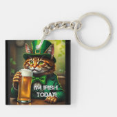 St. Pat Cat Sleutelhanger (Achterkant)