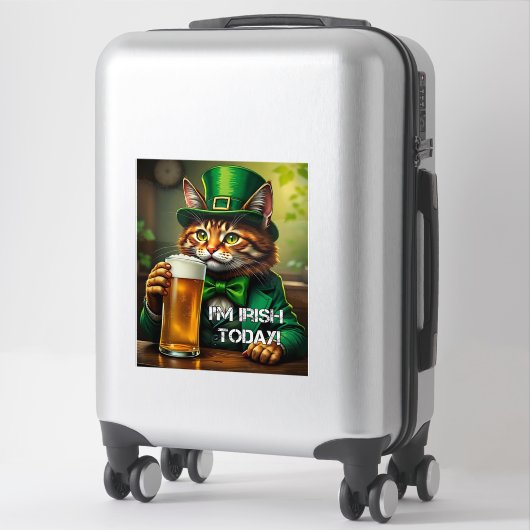 St. Pat Cat Sticker (Koffer)