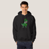 St Pat Rex Day Patrick Day Irish Rex Dinosaur Boy Hoodie (Voorkant volledig)