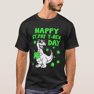 St. Pat T Rex Dinosaurs Lover Kinder Boys Girls St T-shirt