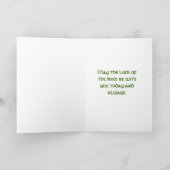 St. Paticks het wenskaart van de Dag Kaart (Binnen)
