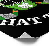 St. Patrick#39; s Day Saint Pet Tricks Hockey Sham Poster (Hoek)