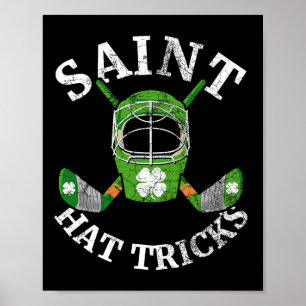 St. Patrick#39; s Day Saint Pet Tricks Hockey Sham Poster