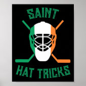St Patrick#39; s Day Saint Pet Tricks Irish Flag F Poster (Voorkant)