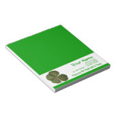 St Patrick 4 Leaf Clover Get Lucky Corporate Noteb Notitieblok (Schuin)