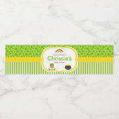 St Patrick Afrikaans Amerikaans Meisje Baby shower Waterfles Etiket (Enkel label)