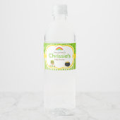 St Patrick Afrikaans Amerikaans Meisje Baby shower Waterfles Etiket (Voorkant)