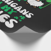 St. Patrick-avonturen met Gnomies Dwergen Cadeaupapier (Hoek)