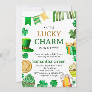 St. Patrick Baby shower Invitation Kaart