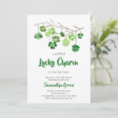 St. Patrick baby shower uitnodiging (Staand voorkant)