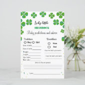 St. Patrick babyborrel spel babyvoorspelling  (Staand voorkant)