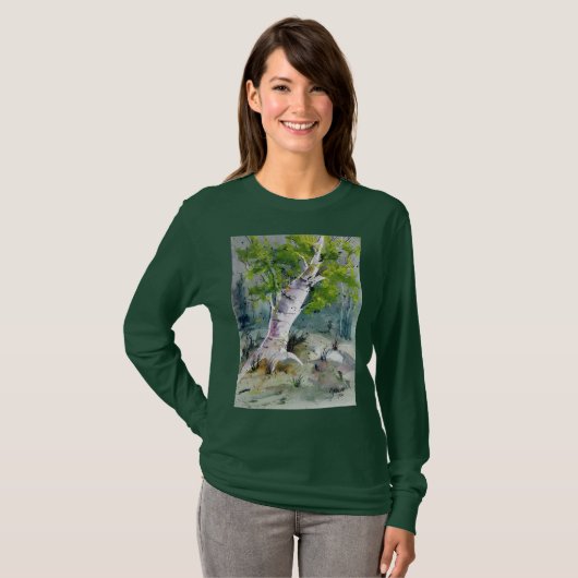 St. Patrick Birch Tree T-shirt (Voorkant volledig)