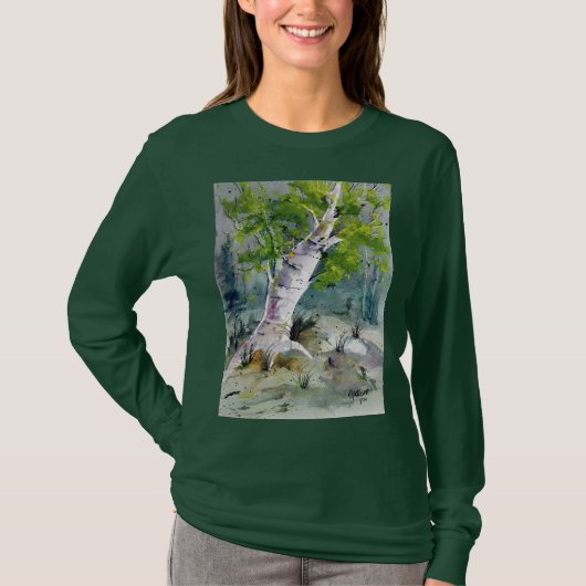 St. Patrick Birch Tree T-shirt (Voorkant)
