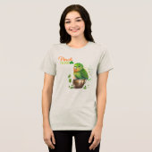 St Patrick Birdie Green Parrot Pinch Proof Tri-Blend Shirt (Voorkant volledig)
