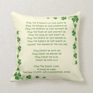St. Patrick Bishop of Ireland katholieke Prayer Kussen
