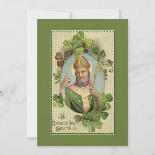 St. Patrick Bishop Shamrocks Irish Prayer (Voorkant)