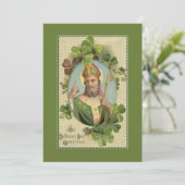 St. Patrick Bishop Shamrocks Irish Prayer (Staand voorkant)