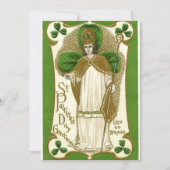 St. Patrick Bishop Shamrocks Prayer Irish (Voorkant)