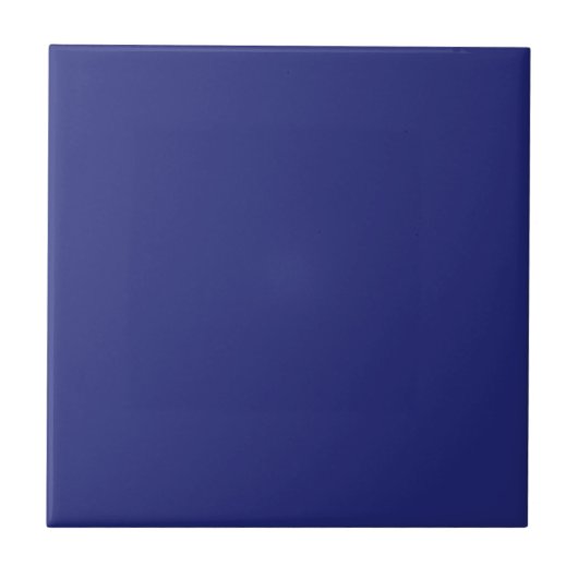 St. Patrick Blauw Effen Kleur Tegel Tegeltje (Voorkant)