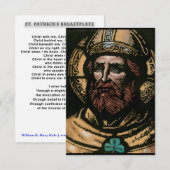 St. Patrick Breastplate Prayer Kaart (Voorkant / Achterkant)
