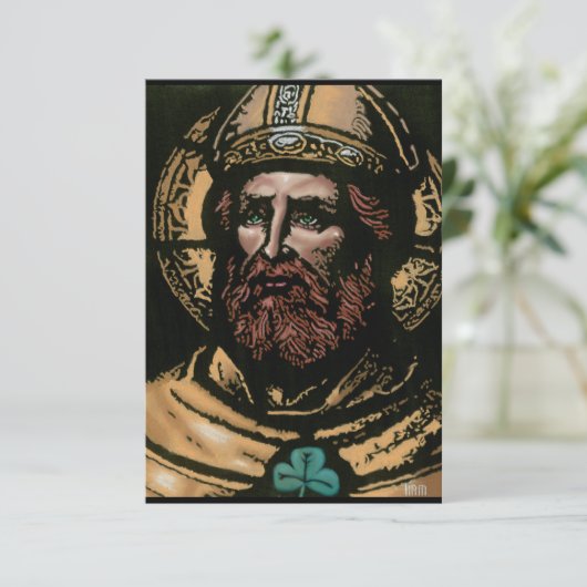 St. Patrick Breastplate Prayer Kaart (Staand voorkant)