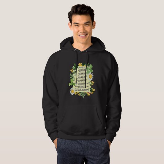 St Patrick Breastplate Prayer Patrick's Day Cathol Hoodie (Voorkant volledig)