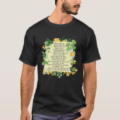 St Patrick Breastplate Prayer Patrick's Day Cathol T-shirt (Voorkant)