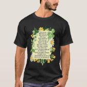 St Patrick Breastplate Prayer Patrick's Day Cathol T-shirt (Voorkant)