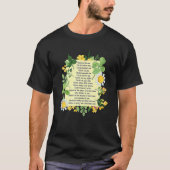 St Patrick Breastplate Prayer Patrick's Day kathol T-shirt (Voorkant)