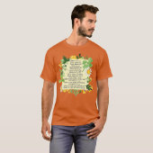 St Patrick Breastplate Prayer Patricks Day T-shirt (Voorkant volledig)