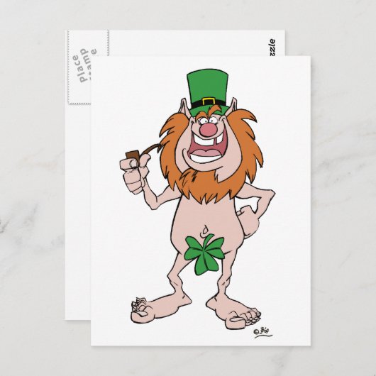 St Patrick briefkaart (Voorkant / Achterkant)