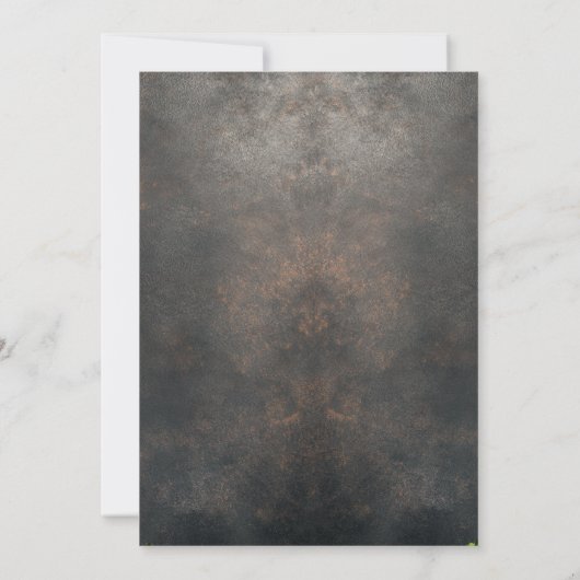 St. Patrick bruin en groene kabouter en goud Kaart (Achterkant)