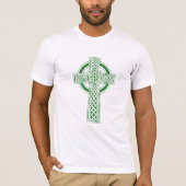 St. Patrick Celtic Cross Lorica Gebed T-shirt (Voorkant)