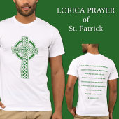 St. Patrick Celtic Cross Lorica Gebed T-shirt