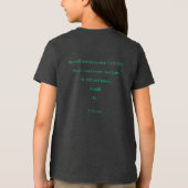 St. Patrick Celtic Cross | Trinity Knot & Quote Tri-Blend Shirt (Achterkant)