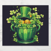 St. Patrick Dag  Bier Etiket (Enkel label)