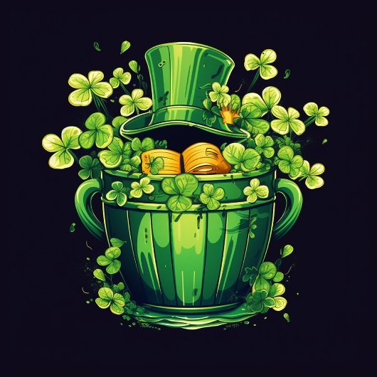 St. Patrick Dag  Bier Etiket