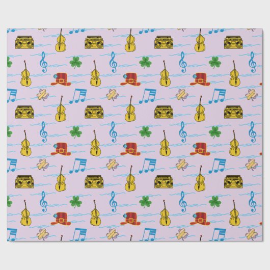 St. Patrick-dag Cadeaupapier (Vlak)