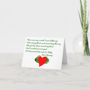 St Patrick Dag de Gaëlische Limerick van Claddagh Kaart