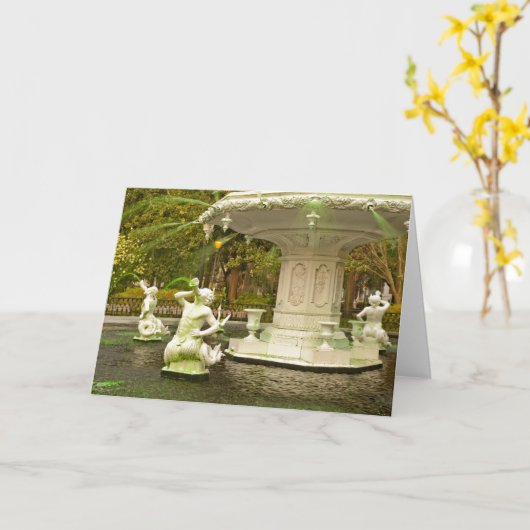 St Patrick Dag - Forsyth Fontein, Savanne, GA Kaart (Gele Bloem)