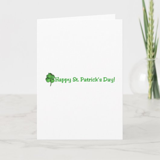 St. Patrick Dag - ga Iers! Kaart (Voorkant)